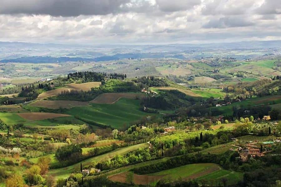 Tuscany: Rolling Hills and Vineyards